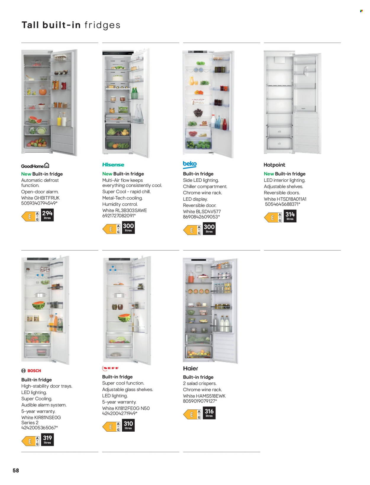 B&Q offer . Page 58. Page 58