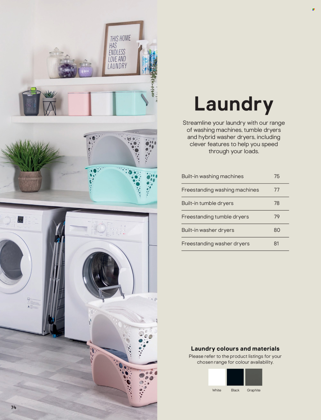 B&Q offer . Page 74. Page 74