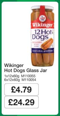 Wikinger Hot Dogs Glass Jar