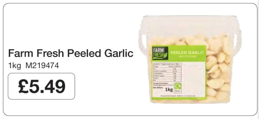 Farm Fresh Peeled Garlic