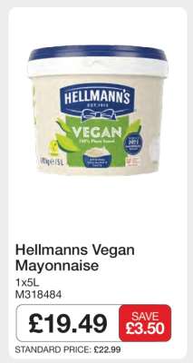 Hellmanns Vegan Mayonnaise