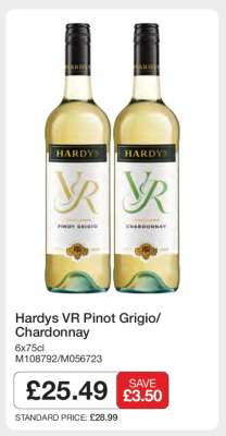 Hardys VR Pinot Grigio/Chardonnay