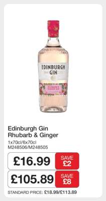 Edinburgh Gin Rhubarb & Ginger