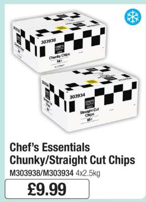 Chef’s Essentials Chunky/Straight Cut Chips