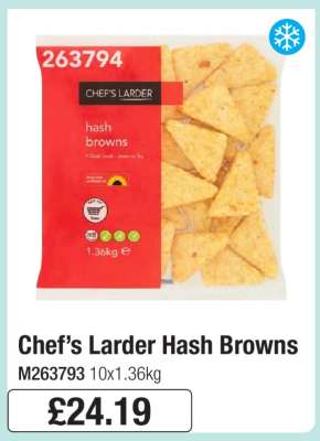 Chef’s Larder Hash Browns