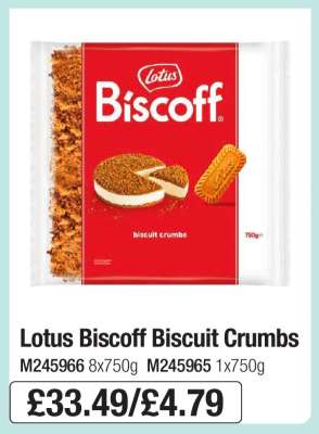 Lotus Biscoff Biscuit Crumbs