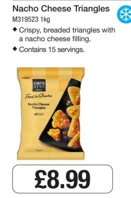 Nacho Cheese Triangles