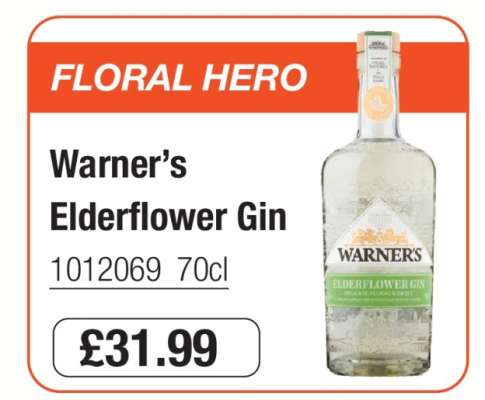 Warner’s Elderflower Gin