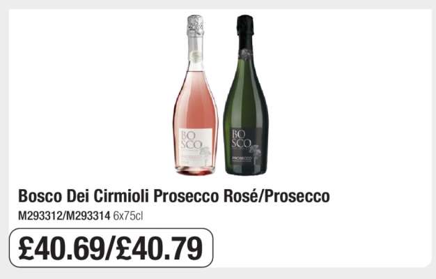 Bosco Dei Cirmioli Prosecco Rosé/Prosecco