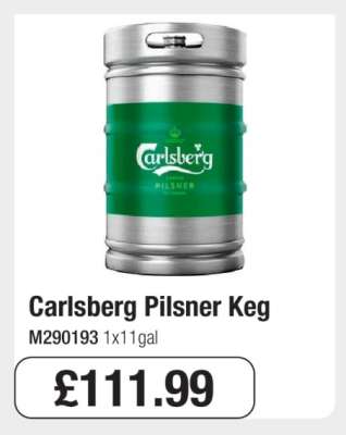 Carlsberg Pilsner Keg