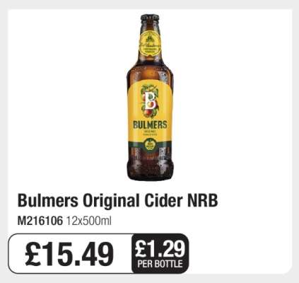 Bulmers Original Cider NRB