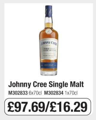 Johnny Cree Single Malt