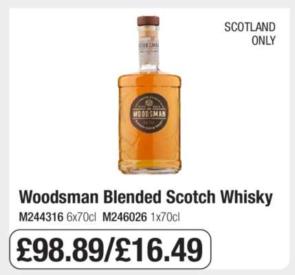 Woodsman Blended Scotch Whisky