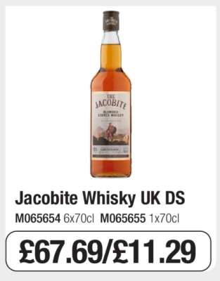 Jacobite Whisky UK DS
