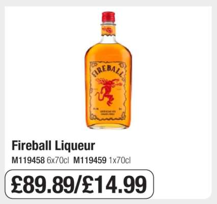 Fireball Liqueur