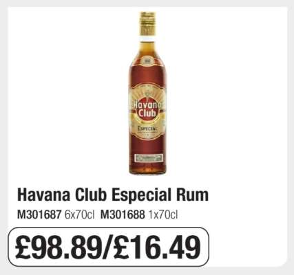 Havana Club Especial Rum