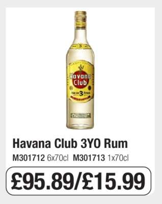 Havana Club 3YO Rum