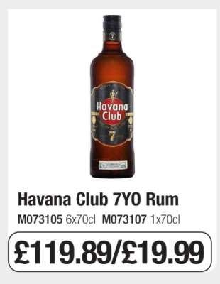 Havana Club 7YO Rum