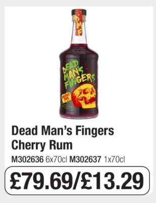 Dead Man’s Fingers Cherry Rum