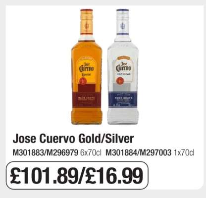 Jose Cuervo Gold/Silver