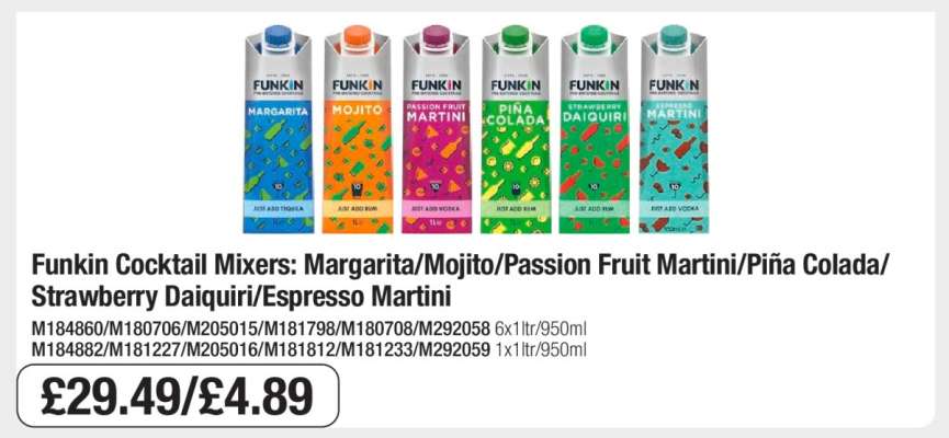 Funkin Cocktail Mixers
