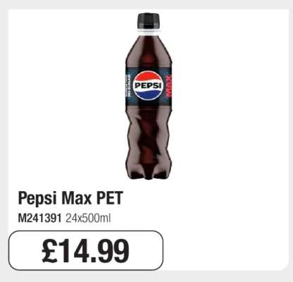 Pepsi Max PET