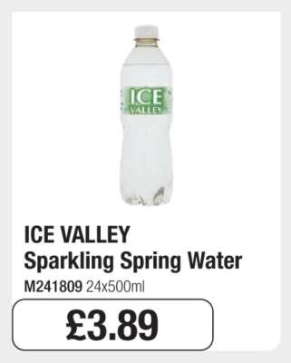 Ice Valley Sparkling Spring Water
