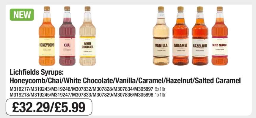 Lichfields Syrups