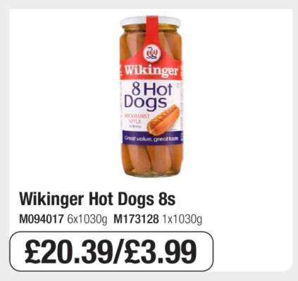 Wikinger Hot Dogs 8s