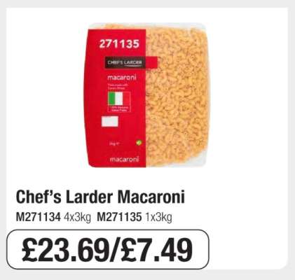 Chef’s Larder Macaroni
