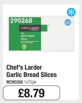 Chef’s Larder Garlic Bread Slices
