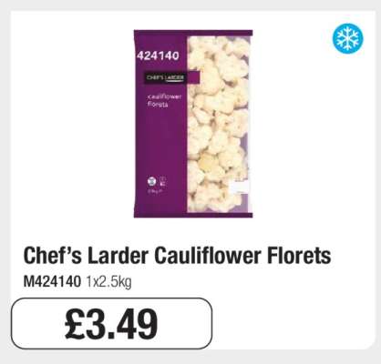 Chef’s Larder Cauliflower Florets