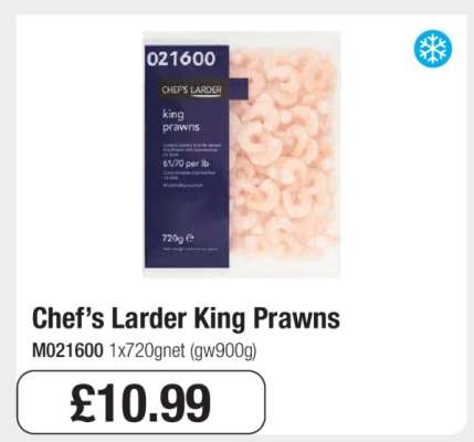 Chef’s Larder King Prawns