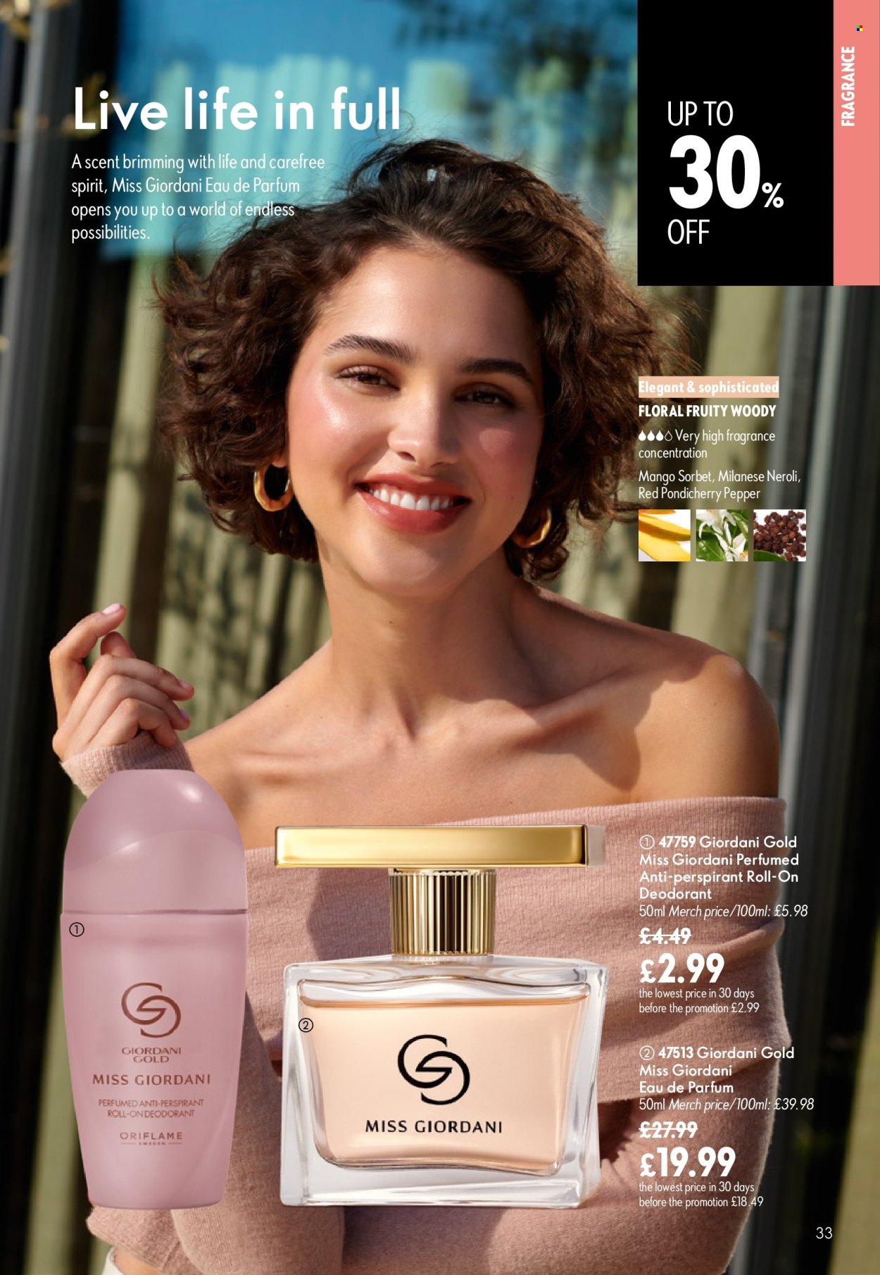 Oriflame offer  - 17.6.2026 - 7.7.2026. Page 33. Page 33