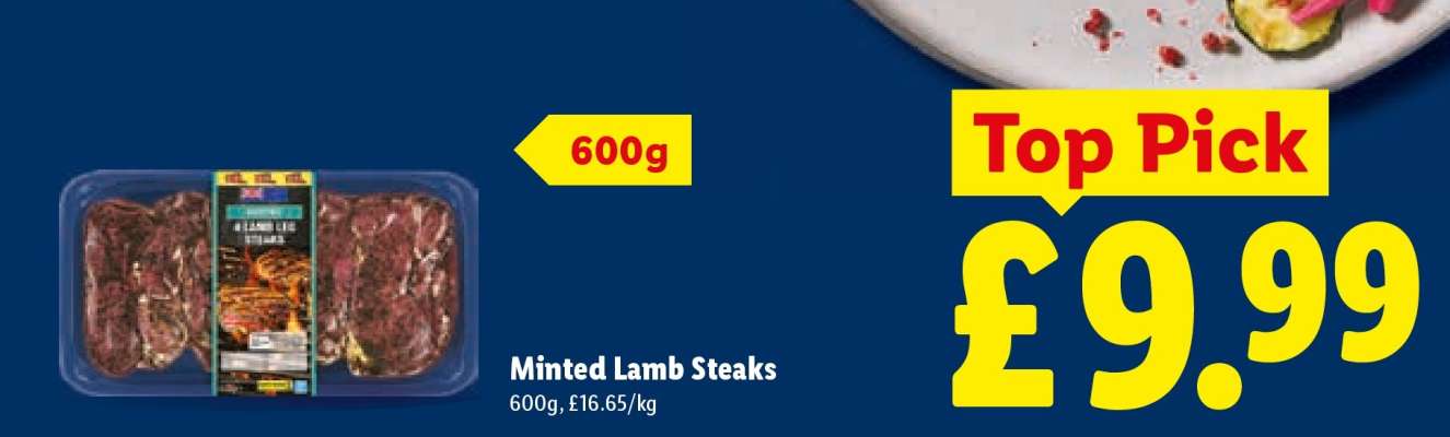 Minted Lamb Steaks