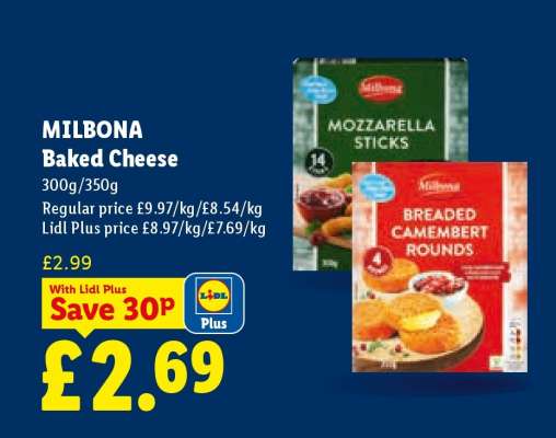 Milbona Baked Cheese