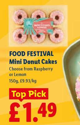 FOOD FESTIVAL Mini Donut Cakes