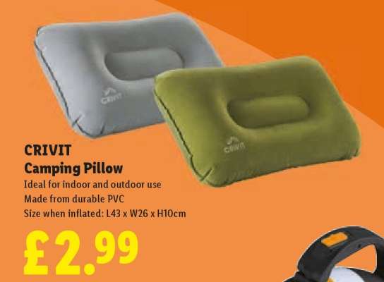 CRIVIT Camping Pillow