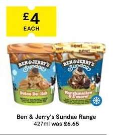 Ben & Jerry's Sundae Range