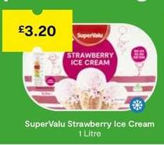 SuperValu Strawberry Ice Cream