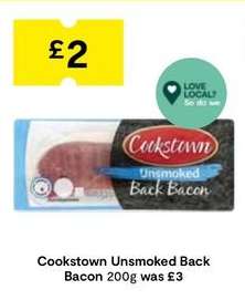 Cookstown Unsmoked Back Bacon