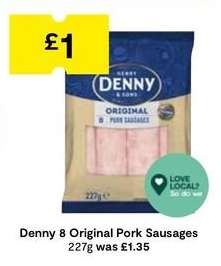 Denny 8 Original Pork Sausages