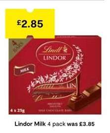 Lindor Milk 4 pack