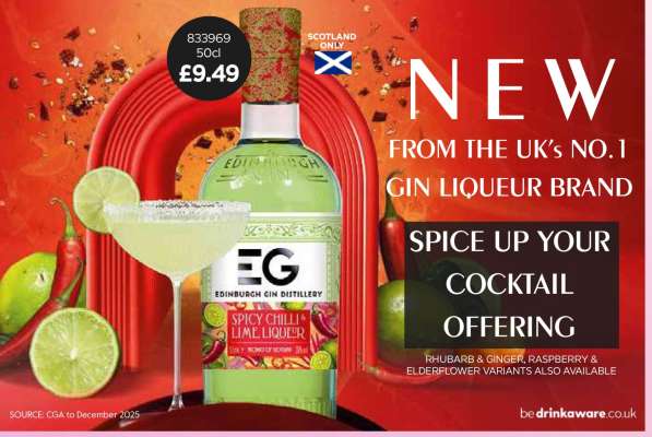 EG Edinburgh Gin Distillery Spicy Chilli & Lime Liqueur