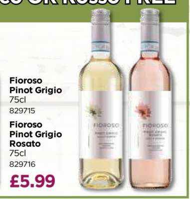 Fioroso Pinot Grigio / Fioroso Pinot Grigio Rosato