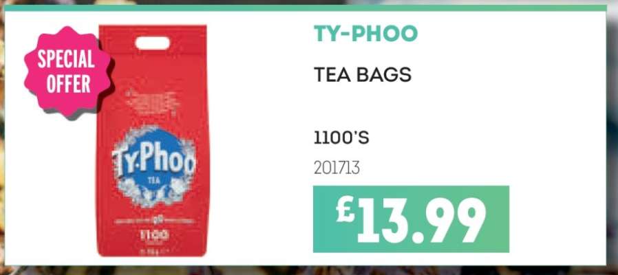 TY-PHOO TEA BAGS