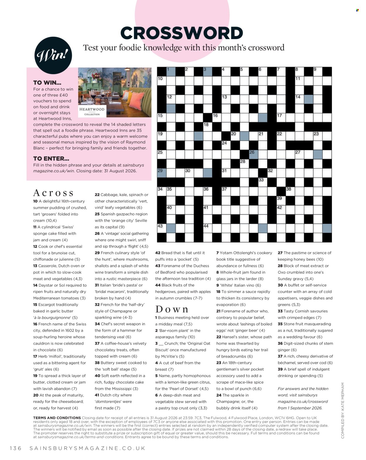 Sainsbury's offer  - 1.7.2026 - 31.7.2026. Page 136. Page 136