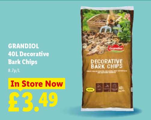 GRANDIOL 40L Decorative Bark Chips