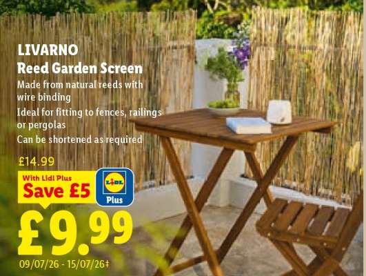 LIVARNO Reed Garden Screen