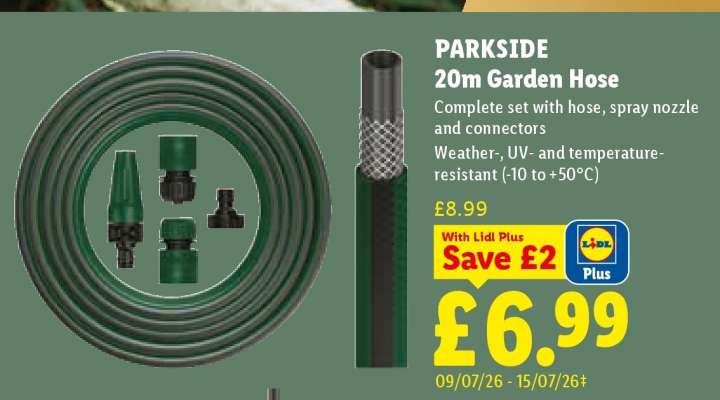 PARKSIDE 20m Garden Hose